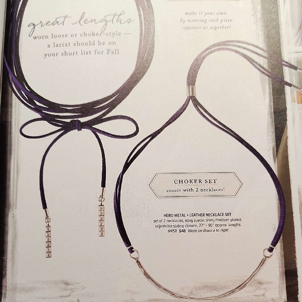Chloe + Isabel Hero Metal + Leather Necklace Set - Picture 2 of 5